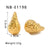 IG Style Droplet Geometric Stainless Steel Electroplating Earrings