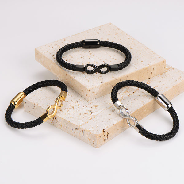 Unisex Minimalist Geometric Geometric Leather Bangles