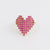 Women Diamond Metal Heart Zircon Rings