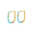 IG Style Women Metal U-Shape Copper Earrings