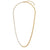 Fashion Stripe Geometric Stainless Steel 18K Gold Plated Necklaces