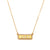 Minimalist Square Geometric Stainless Steel 18K Gold Plated Necklaces