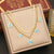 Expressive Eye Heart Stainless Steel Oil Dripping Necklaces