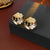 Luxurious Flower Flower Copper Oil Dripping Earrings