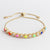 Women Geometric Rainbow Bohemian Round Copper Bracelets