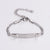 Kids Minimalist Stripe Cartoon Rhombus Stainless Steel Electroplating Bracelets