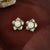 Retro Vintage Flower Flower Metal Diamond Inlay Earrings