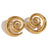 Fashion Circle Geometric Stainless Steel 18K Gold Plated Earrings