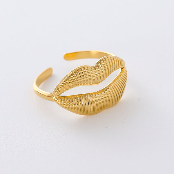 Retro Vintage Women Geometric Geometric Stainless Steel Electroplating Rings