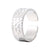 Unisex Expressive Textured Stainless Steel Electroplating Rings