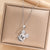 Moderate Luxury Cartoon Titanium Steel Diamond Inlay Necklaces