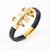 Minimalist Chain Stainless Steel Electroplating Bangles