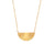 Fashion Quadrilateral Round Geometric Stainless Steel 18K Gold Plated Necklaces