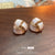 Moderate Luxury Flower Flower Copper Diamond Inlay Earrings