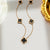 Moderate Luxury Geometric Titanium Steel 18K Gold Plated Necklaces