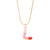 Fashion Letter Letter Text Number Stainless Steel Oil Dripping Necklaces