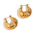 Fashion Circle Geometric Stainless Steel 18K Gold Plated Earrings