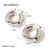 IG Style Animal Geometric Stainless Steel 18K Gold Plated Earrings