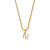 Fashion Letter Geometric Stainless Steel 18K Gold Plated Necklaces