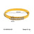 IG Style Round Stainless Steel Diamond Inlay Bangles