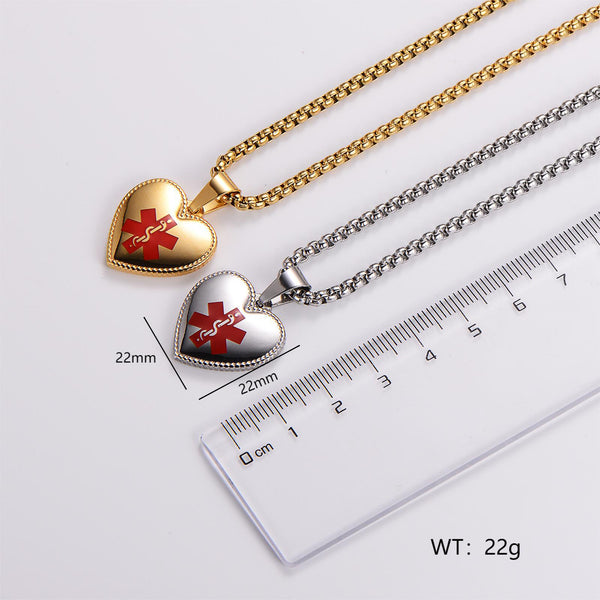 Versatile Heart Stainless Steel Electroplating Pendants