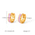 IG Style Circle Round Geometric Stainless Steel Oil Dripping Earrings