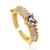 Moderate Luxury Women Droplet Geometric Zircon Zircon Inlay Rings