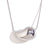 Fashion Ellipse Geometric Stainless Steel 18K Gold Plated Necklaces