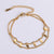 Women Minimalist Geometric Metal Geometric Titanium Steel Gold Plating Bracelets