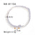 Women IG Style Circle Sphere Geometric Stainless Steel Electroplating Bracelets