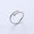 Women Moderate Luxury Studded Titanium Steel Electroplating Rings