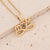 Retro Vintage Heart Copper Zircon Inlay Pendants