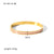 IG Style Circle Stainless Steel Electroplating Bangles