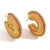 Fashion Circle Geometric Stainless Steel 18K Gold Plated Earrings