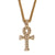 Fashion Cross Geometric Stainless Steel Electroplating Necklaces