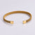 Minimalist Mesh Titanium Steel Electroplating Bangles