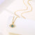 Minimalist Stainless Steel Electroplating Necklaces