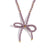 Fashion Bowknot Stainless Steel Electroplating Necklaces