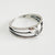 925 Sterling Silver Women Vintage Retro Circle Silver Silver Plating Rings