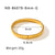 IG Style Circle Sphere Stainless Steel Electroplating Bangles