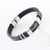 Fashion Unisex Round Geometric Stainless Steel Bracelets