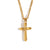 Fashion Cross Geometric Stainless Steel 18K Gold Plated Necklaces