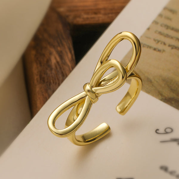 Women Irregular Geometric Copper Electroplating Rings