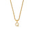 Fashion Letter Geometric Stainless Steel 18K Gold Plated Necklaces