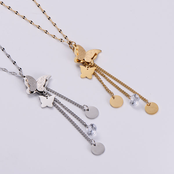 Women Metal Crown Stainless Steel Electroplating Pendants