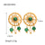 IG Style Irregular Geometric Stainless Steel 18K Gold Plated Earrings