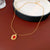 Medieval Ellipse Geometric Copper Electroplating Necklaces