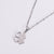 Women Korean Metal Flower Doll Stainless Steel Electroplating Pendants