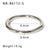 IG Style Geometric Stainless Steel Electroplating Bangles