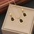 Fashion Shell Geometric Stainless Steel Electroplating Necklaces